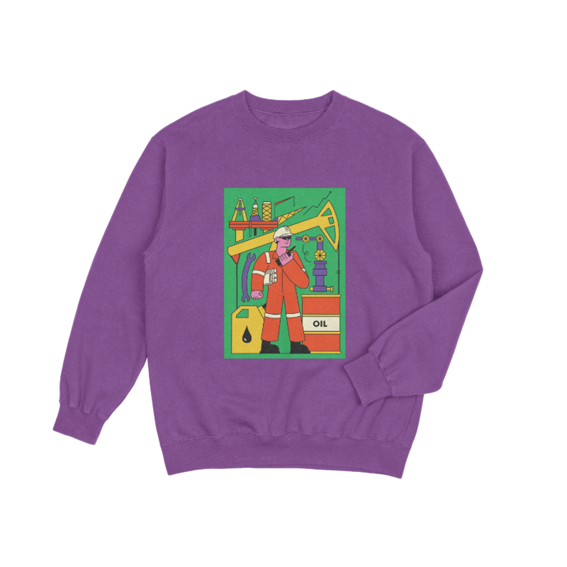 Purple Sweatshirt PE